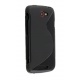 Funda Gel HTC One S Color Negro Brillo y Mate