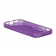 Funda Gel iPhone 4 & 4S Morada Dise