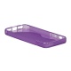Funda Gel iPhone 4 & 4S Morada Dise