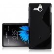 Funda Gel Silicona SE Xperia U ST25i negra brillo y mate