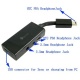 Adaptador Auriculares 2 en 1 Conector HTC USB 11 pines