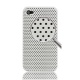 Carcasa trasera Iphone 4G y 4S Perforada Blanca