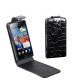Funda Solapa Samsung I9100 Galaxy S II Negra Relive Cocodrilo