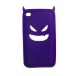 Funda Silicona Ipod Touch 4 Morada Diablo