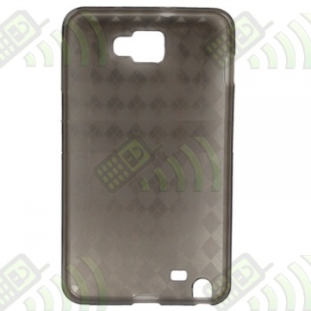 Funda Silicona Gel Samsung Galaxy Note i9220/n7000 Marron Rombos
