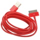 Cable USB Iphone / Ipod / Ipad Rosa 30 cm