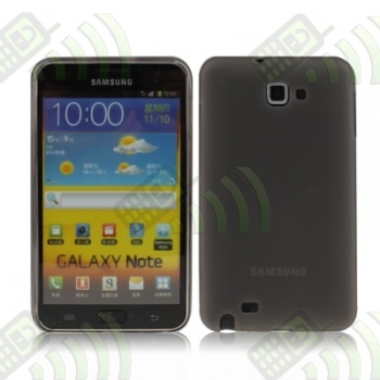 Funda TPU Samsung Galaxy Note Semitransparente Oscura Funda TPU Samsung Galaxy Note Semitransparente Oscura