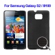 Carcasa trasera Samsung Galaxy S2 i9100 Negra Perforada