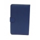 Funda Polipiel Azul Con Teclado USB Para Tablet Con Soporte 7"