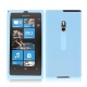 Funda de silicona transparente para Nokia Lumia 800 Rosa