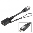 Adaptador mini USB a micro USB de 10 cm