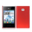 Funda Gel Silicona LG L3 Roja