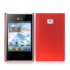 Funda Gel Silicona LG L3 Roja