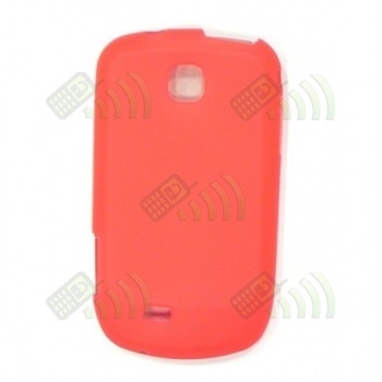 Funda Gel Silicona Samsung S5570 Galaxy Mini Roja