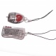 Colgante Movil Teclado & Raton Con Diamantes Dise