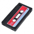 Funda Silicona Ipod Touch 4 Cassette Negra