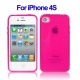 Funda Gel iPhone 4 & 4S Magenta