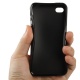 Funda Silicona Gel iPhone 4G/4S Negra Diagonales