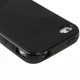 Funda Silicona Gel iPhone 4G/4S Negra Diagonales