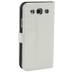 Funda Solapa con Soporte Samsung I9300 Galaxy S III Blanca