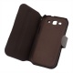 Funda Solapa con Soporte Samsung I9300 Galaxy S III Gris