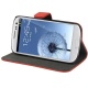 Funda Solapa Samsung I9300 Galaxy S III Rojo con broche