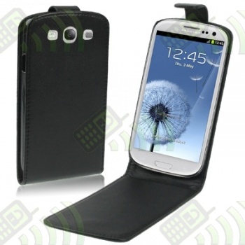 Funda Solapa Samsung S3 i9300 Negra