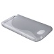 Funda TPU Samsung Galaxy Note II N7100 Gris Brillo y Mate