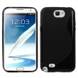 Funda TPU Samsung Galaxy Note II N7100 Negra Brillo y Mate