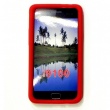Funda Silicona Samsung Galaxy S2 i9100 Roja
