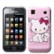 Carcasa trasera Hello Kitty Samsung i9000 Fondo Rosa
