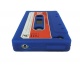 Funda Silicona Iphone 4 Cassette Azul
