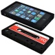 Funda Silicona Iphone 4 Cassette Negra