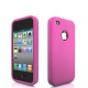 Funda Silicona Iphone 4 Rosa